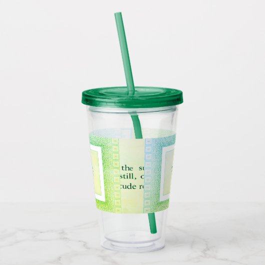 Gratitude Remains™: Mindful Sips | Gift Inspirat   アクリルタンブラー (左)