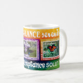 gratitude serenity acceptance slogans mug コーヒーマグカップ (正面右)