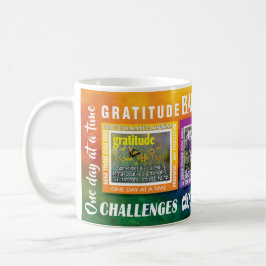 gratitude serenity acceptance slogans mug コーヒーマグカップ
