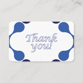 Gratitude Thank You Card - 3.54 x 2.165 名刺