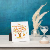 'Gratitude Tree' Tabletop Plaque with Easel フォトプラーク (インサイチュ)