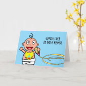 GrattisはえーLilla Prinsのお祝い、男の子を耕します カード (黄色い花)