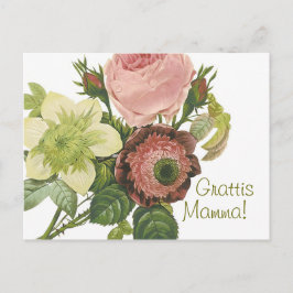 Grattis Mamma CC0130 ポストカード