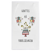 Grattis på födelsedagen | Happy Birthday スモールペーパーバッグ (裏面)