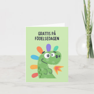Grattis pedelsedagen、スウェーデンの誕生日 カード