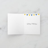 Grattis pelsedagenスウェーデンの誕生日 カード (内部)