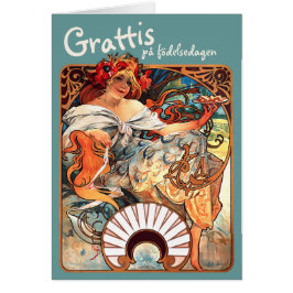 Grattis pelsedagen CC0412アルフォンスミュシャ