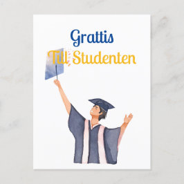 Grattis till studenten ポストカード