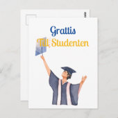 Grattis till studenten ポストカード (正面/裏面)