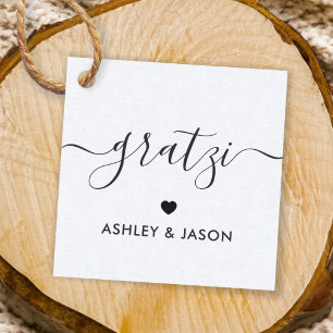 Gratziギフトラベル結婚、s感謝ラベル、クラフト フェイバータグ