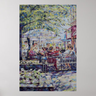 Gratzi's Main Street Summer scene ポスター