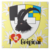 Graubünden Grischun Grigioni Fliese タイル (正面)