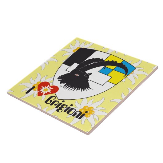 Graubünden Grischun Grigioni Fliese タイル (側面)