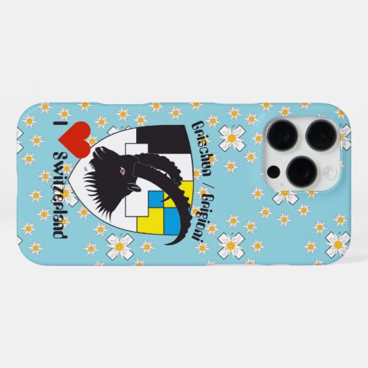 Graubünden Grischun Grigioni iPhone Hüllen iPhoneケース (裏面横)