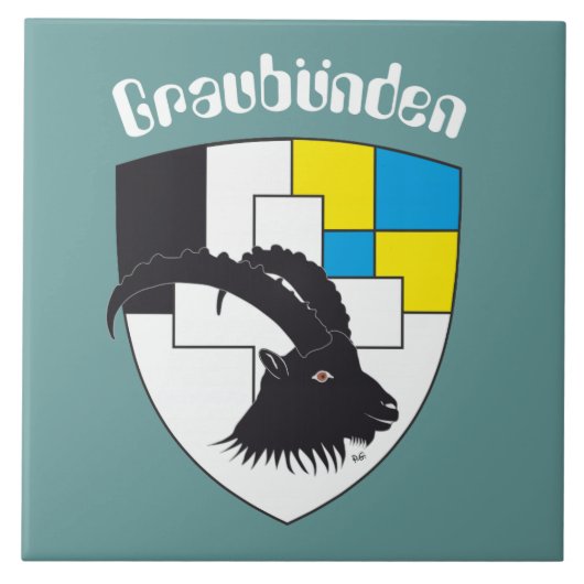Graubünden Schweiz Fliese タイル (正面)