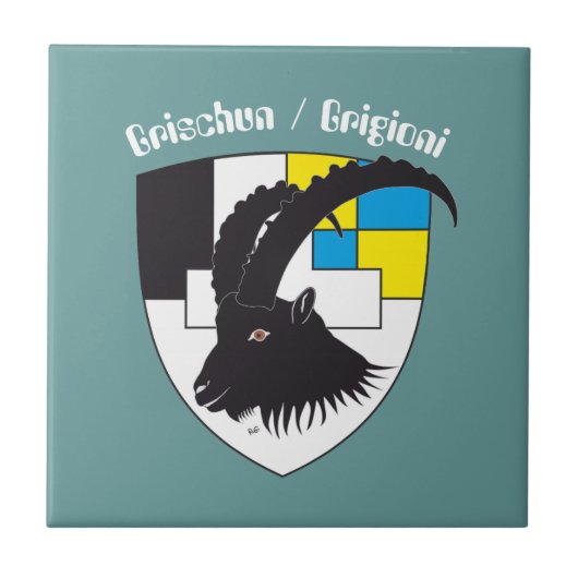 Graubünden Schweiz Fliese タイル (正面)