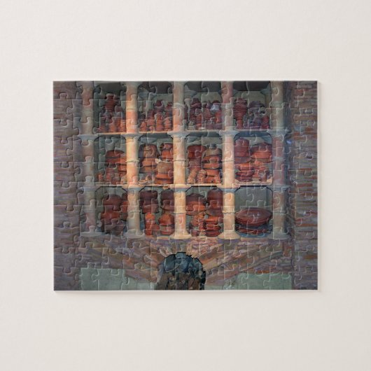 Graufesenque、紀元前のc.150からの陶器のオーブン(写真) ジグソーパズル (横)