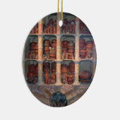 Graufesenque、紀元前のc.150からの陶器のオーブン(写真) セラミックオーナメント (右)