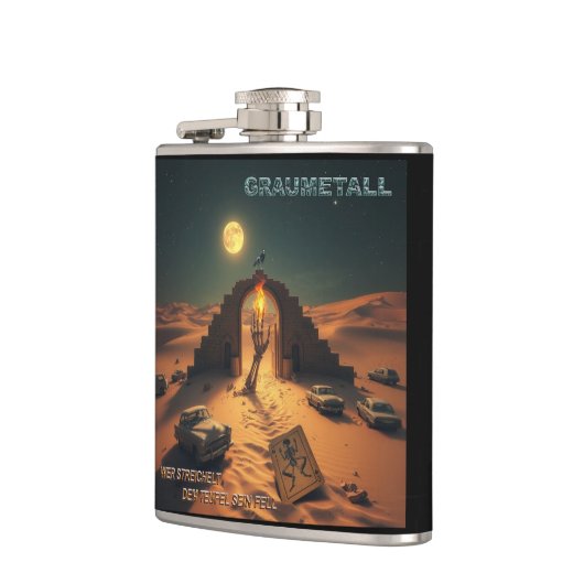 GRAUMETALL - who strokes the devil's fur フラスク (左)