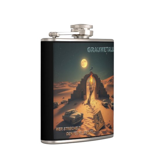 GRAUMETALL - who strokes the devil's fur フラスク (右)