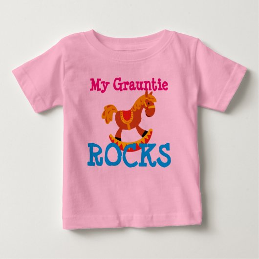 "Grauntieの私の石! " ベビーTシャツ (正面)