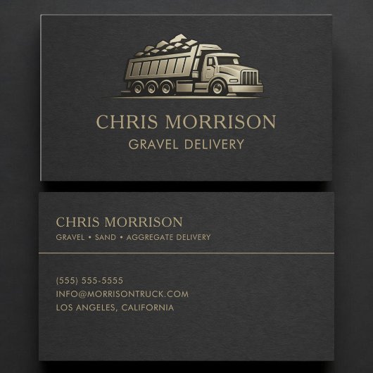 Gravel Delivery Service Professional 名刺