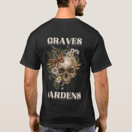 Graves Gardens 美容 暗い レトロ ロック メンズ Tシャツ
