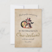 graves Mistake ゴシック スケルトン ハロウィン ベイビー 誕生日 サンキューカード (正面)