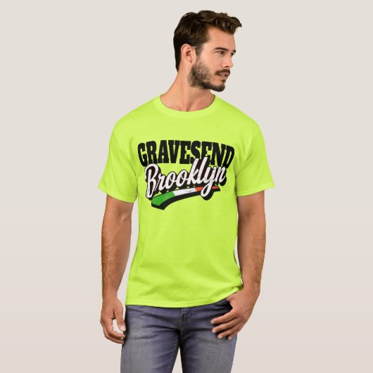 Gravesend Brooklyn  Tシャツ (正面フル)