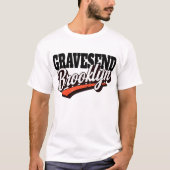 Gravesend Brooklyn  Tシャツ (正面)