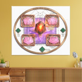 Gravi-CAPA: Aetheric Dimensional Drive System キャンバスプリント (インサイチュ (リビング))