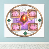 Gravi-CAPA: Aetheric Dimensional Drive System キャンバスプリント (インサイチュ (ウッドフロア))