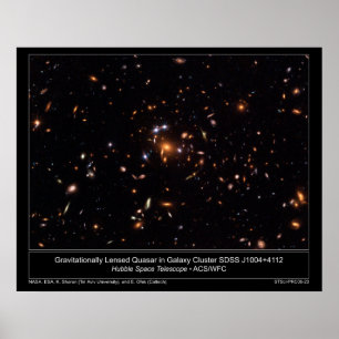 GravitationallyLensedQuasarInGalax ポスター