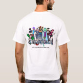 Gravitronix "Groupshot"のTシャツ Tシャツ (裏面)