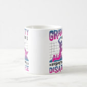 Gravity And I Respectfully Disagree フリークライミング パ コーヒーマグカップ (中央)