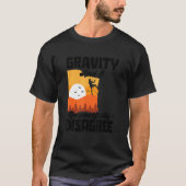 Gravity And I Respectfully Disagree Bouldering Roc Tシャツ (正面)