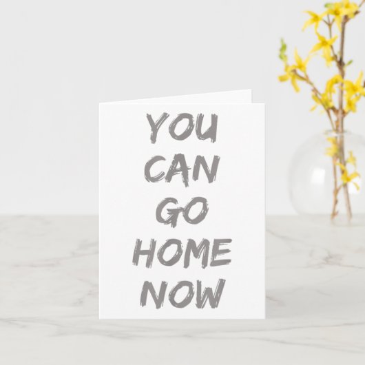 Gravity Apparel _ You Can Go Home Now _ Uni-adults カード (黄色い花)