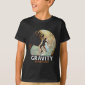 Gravity Doesn't Exist Rock Climbing Climber Hiking Tシャツ (正面)