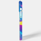 Gravity Flow: ネオン抽象アート フォンケース Case-Mate iPhoneケース (裏面 / 左)