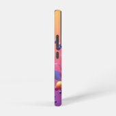 Gravity Flow: ネオン抽象芸術スマホケース Samsung Galaxyケース (右側面)