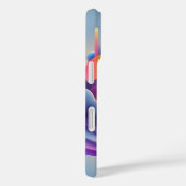 Gravity Flow: Neon Abstract Art Phone Case Case-Mate iPhoneケース (裏面 / 右)