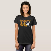 Gravity Is A Myth Pole Vault Pole Vault Jumper Ou Tシャツ (正面フル)