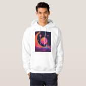 Gravity & Magnetism in Space – Futuristic hoodies パーカ (正面フル)