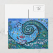 Gravity Post Cardの無効化 ポストカード (正面/裏面)