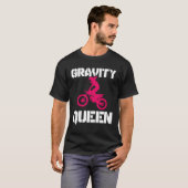 Gravity Queen  Dirt Bike Rider & Motocross Tシャツ (正面フル)