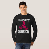 Gravity Queen  Dirt Bike Rider & Motocross Tシャツ (正面フル)