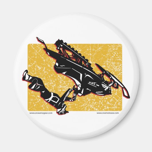 GRAVITY-SLED-in-Yellow マグネット (正面)