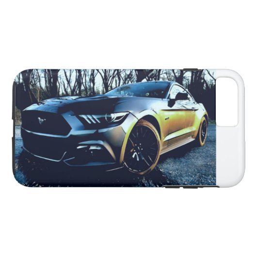 Gray 2017 Mustang GT Case-Mate iPhoneケース (裏面(横))