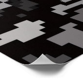 Gray abstract ポスター (角)