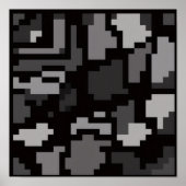 Gray abstract ポスター (正面)